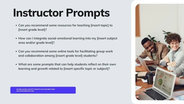 Prompts from helloteacherlady